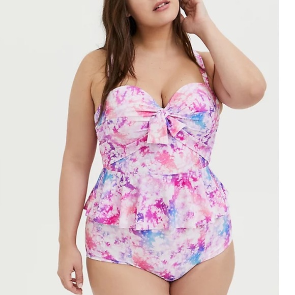 torrid Other - NWT 2 Piece Multicolored Tie Dye Swim Set